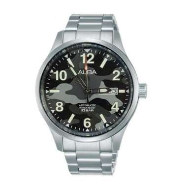 Alba Automatic AL4275X1 Camouflage Dial Jam Tangan Pria Original AL4275