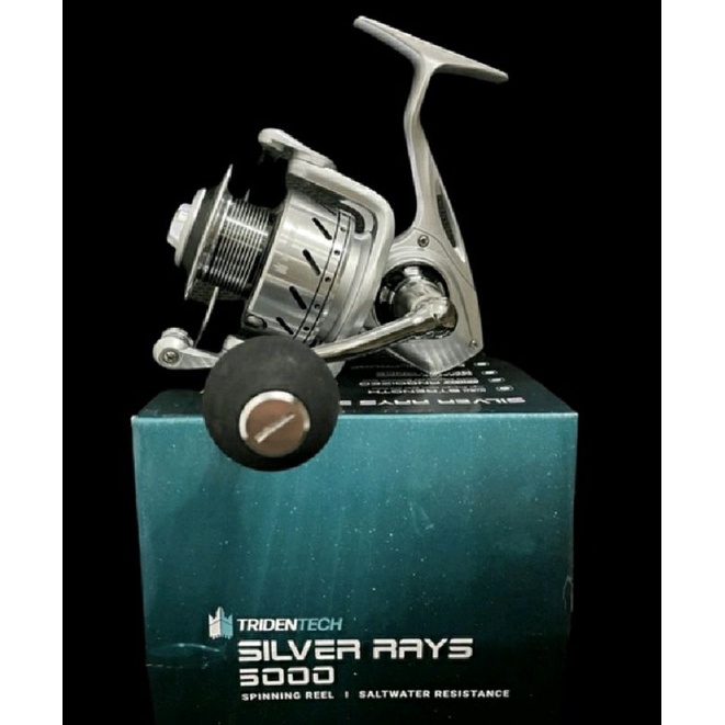 Reel Tridentech Silver Rays 5000 2021 Reel Tridentech Silver Rays New Colour 5000