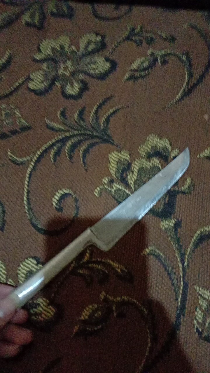Alat Pengiris Pemotong Pengrajang Kripik Singkong Pisang Kentang / Pisau Stenlis Gagang Nium