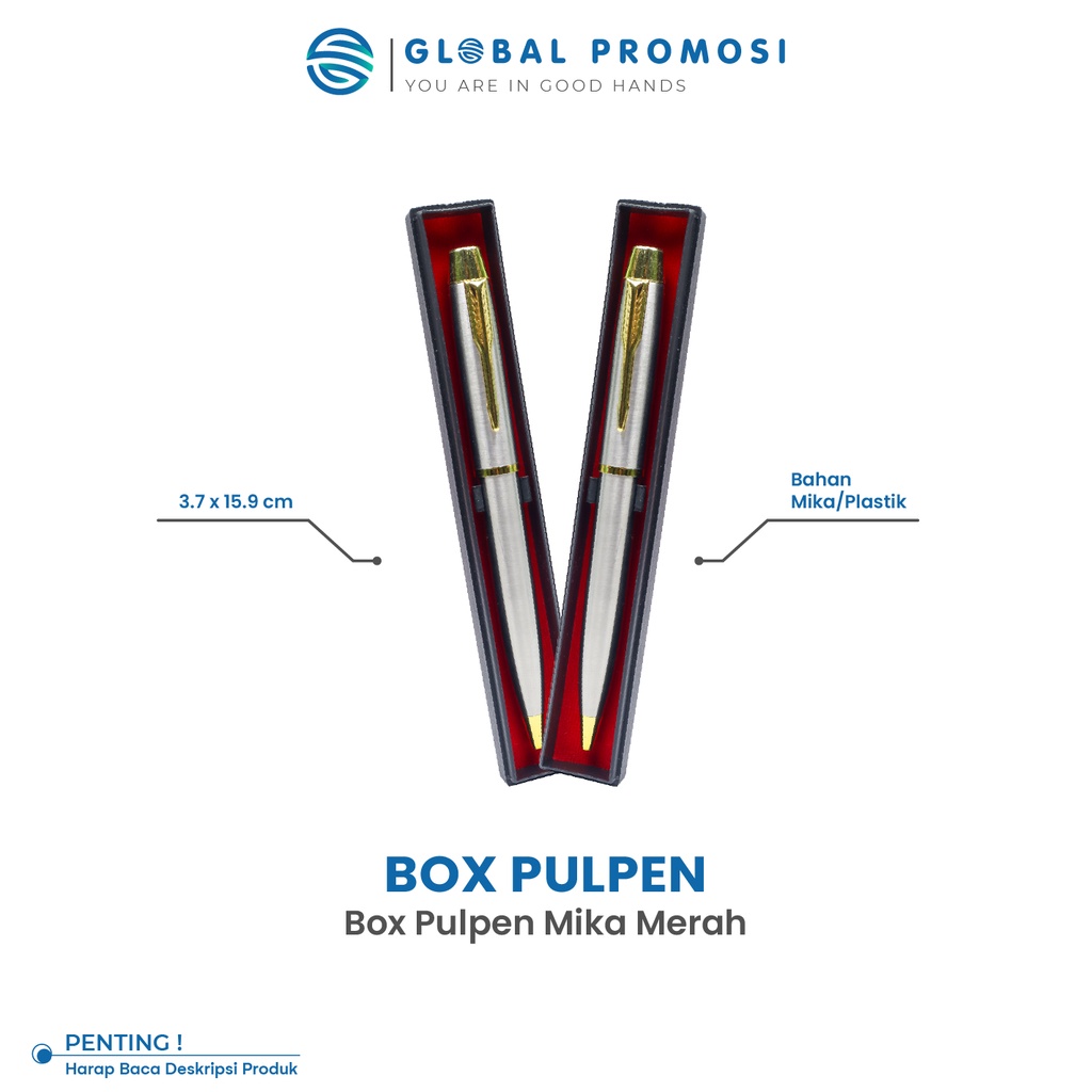 Box Kotak Pulpen (Tanpa Pulpen) Polos-untuk Pulpen Besi Promosi