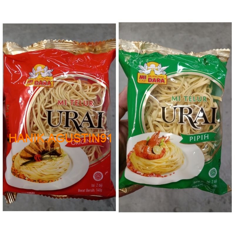 

Mie telur urai burung dara 140 gram