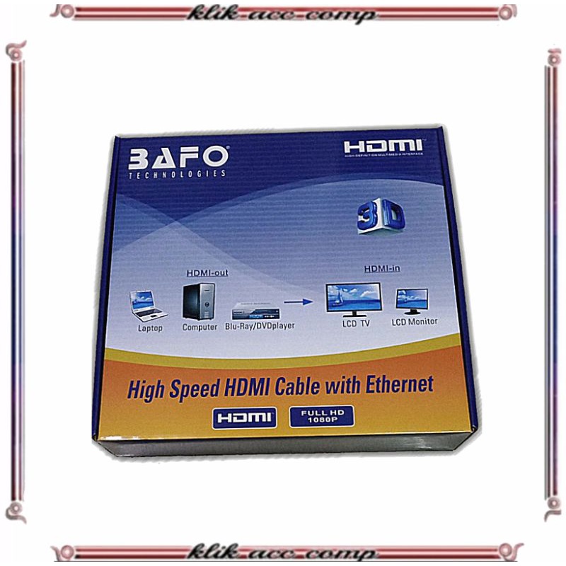 kabel hdmi bafo 20 meter / hdmi m-m