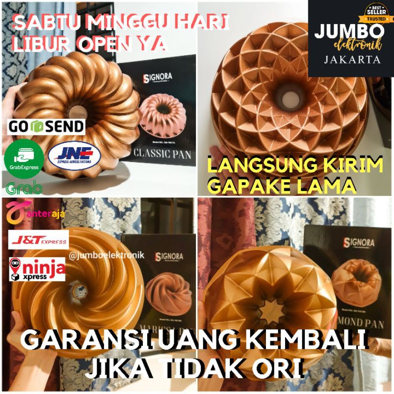 Loyang Signora Pandora Marissa Diamond Classic Pan Anti Lengket / Loyang Signora Pan / Loyang Sultan