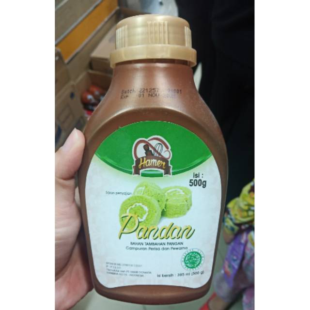 

500 gr Hamer pasta perisa pandan