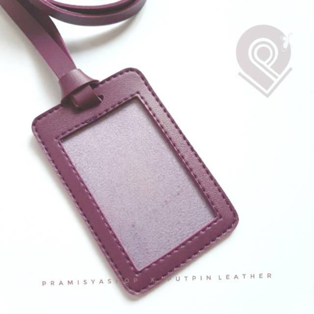 

[Single - PURPLE] ID Card Holder / Name Tag Holder