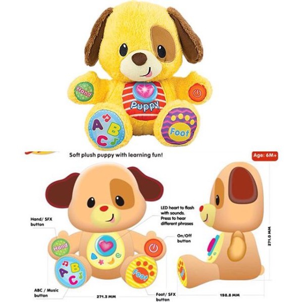 Mainan Anak Winfun Learn with me Puppy Pal