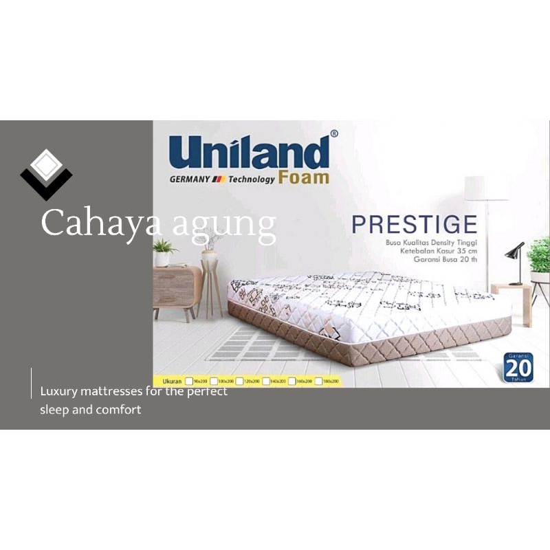 kasur busa uniland prestige tebal 35 cm by uniland