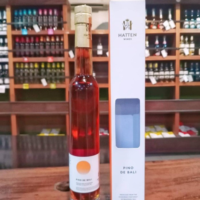 Hatten Pino De bali 375ml - Sweet Bali- Hatten ice wine sweet hatten wine