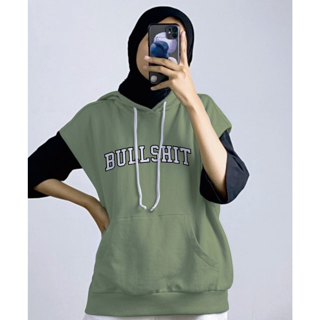 ROMPI HOODIE BULLSH// ROMPI HOODIE UNISEX TEBAL KEKINIAN TERBARU