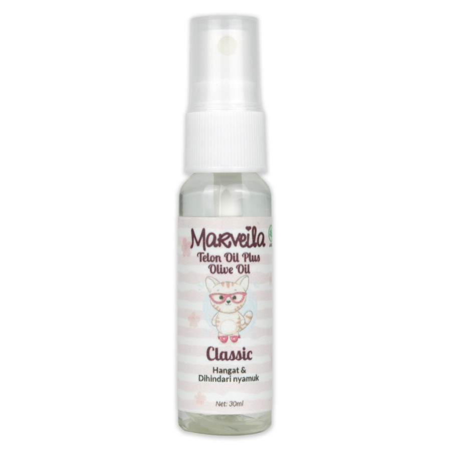 MARVEILA TELON PLUS OLIVE OIL 30ML MINYAK TELON BAYI