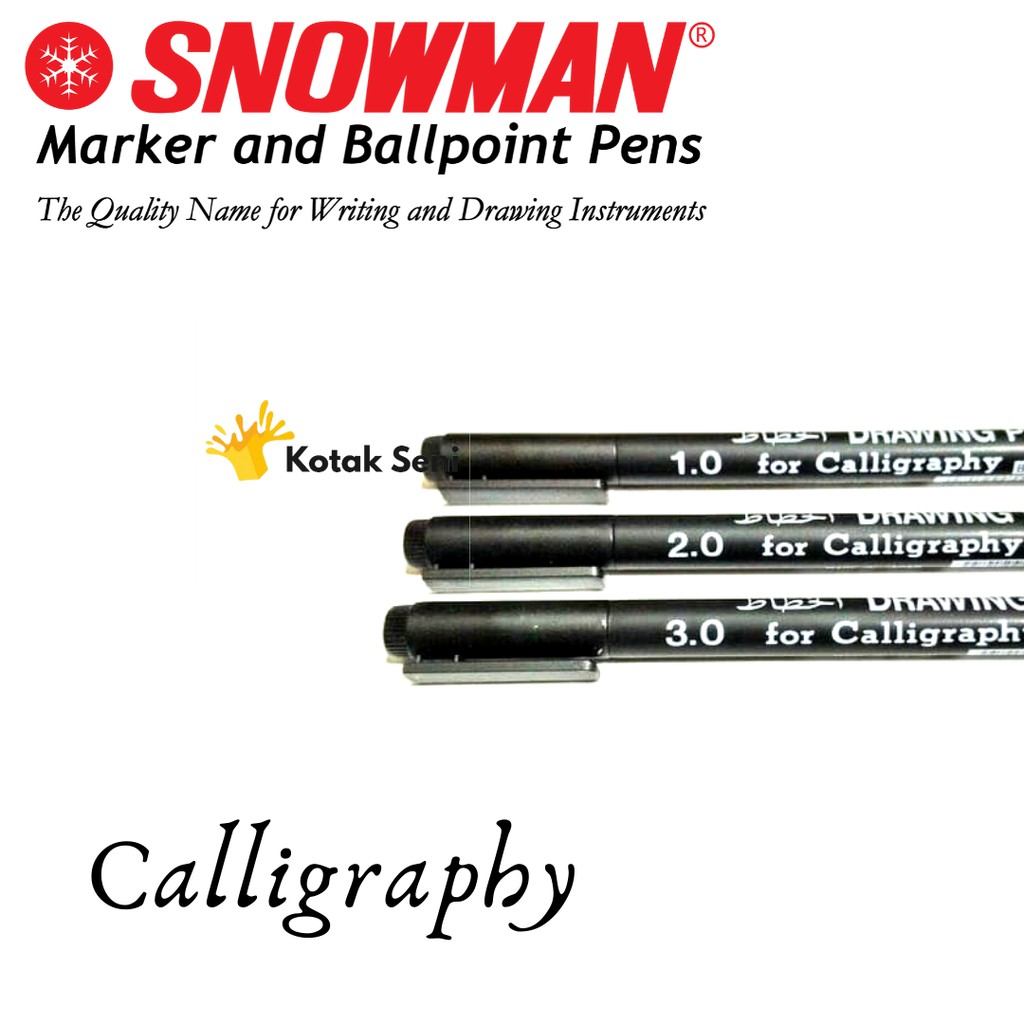 

Snowman Calligraphy / Snowman Drawing Pen for Calligraphy