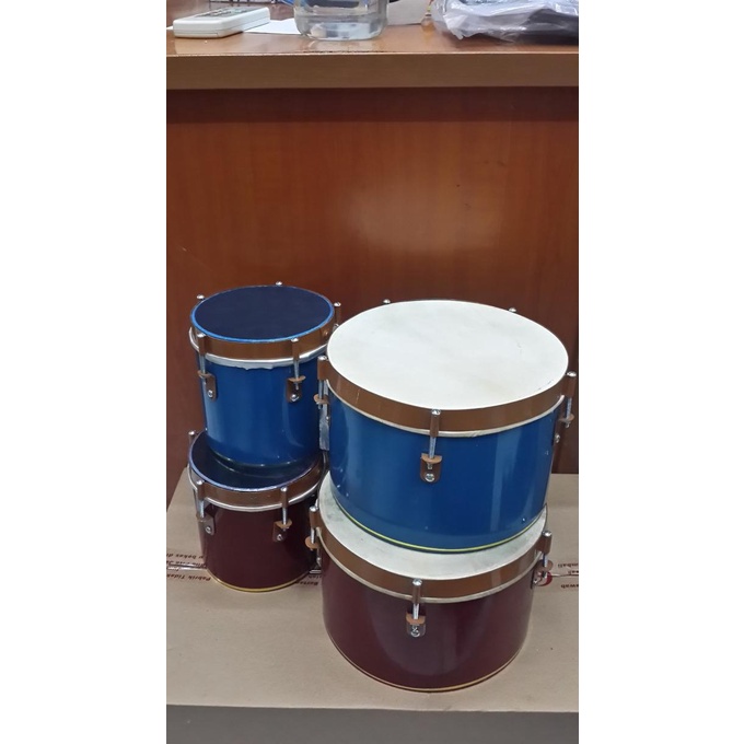 Gendang Ketipung Paralon (Kulit + Mika)