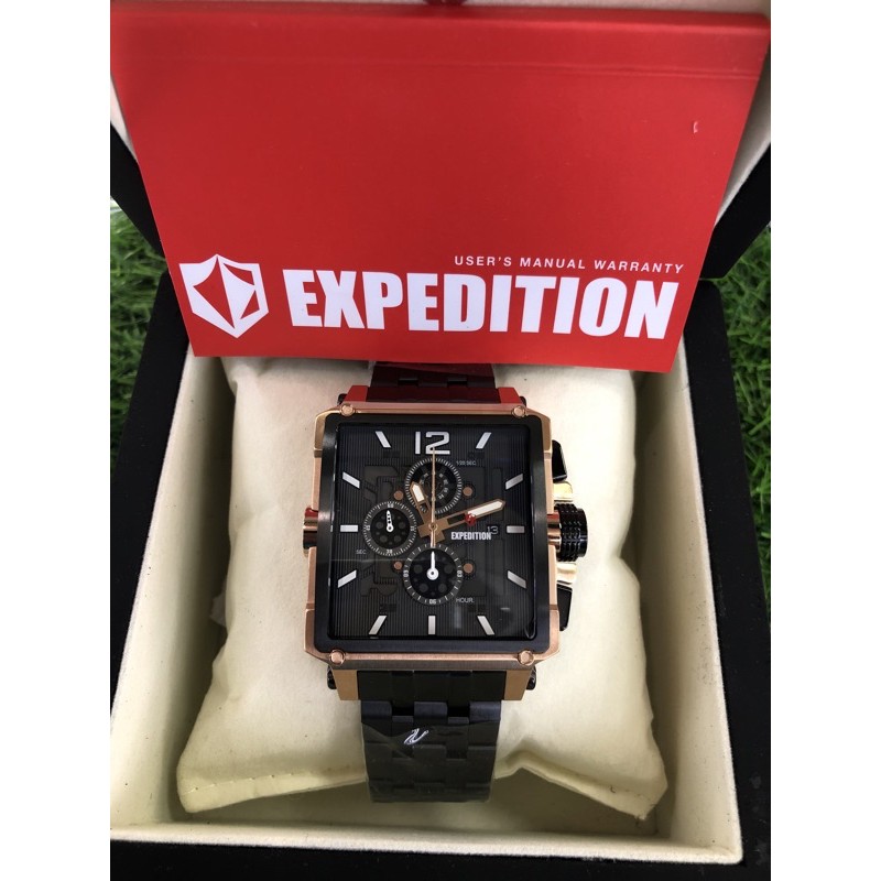 Expedition E6618M Original Black Rosegold Pria