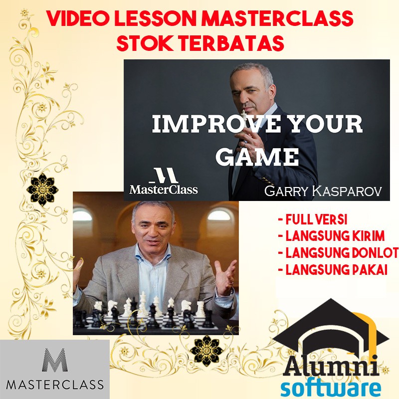 MasterClass Garry Kasparov - Chess VIDEO LESSON LIMITED EDITION