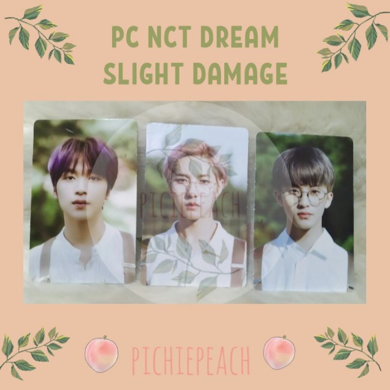 OFFICIAL PC NCT DREAM PB DAD V1 - HAECHAN RENJUN MARK (SLIGHT DAMAGE)