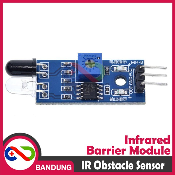 INFRARED BARRIER OBSTACLE SENSOR HALANGAN RINTANGAN MODULE