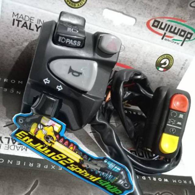 Holder / Saklar Set Kiri Kanan Domino Ada Hazard Nmax pcx Vixion Cb Rxk scopy fino dll