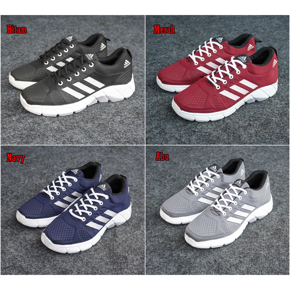 SM88 - Sepatu Olahraga Pria Adidas Robot Sneakers Bertali Running Sport Cowok Keren Murah