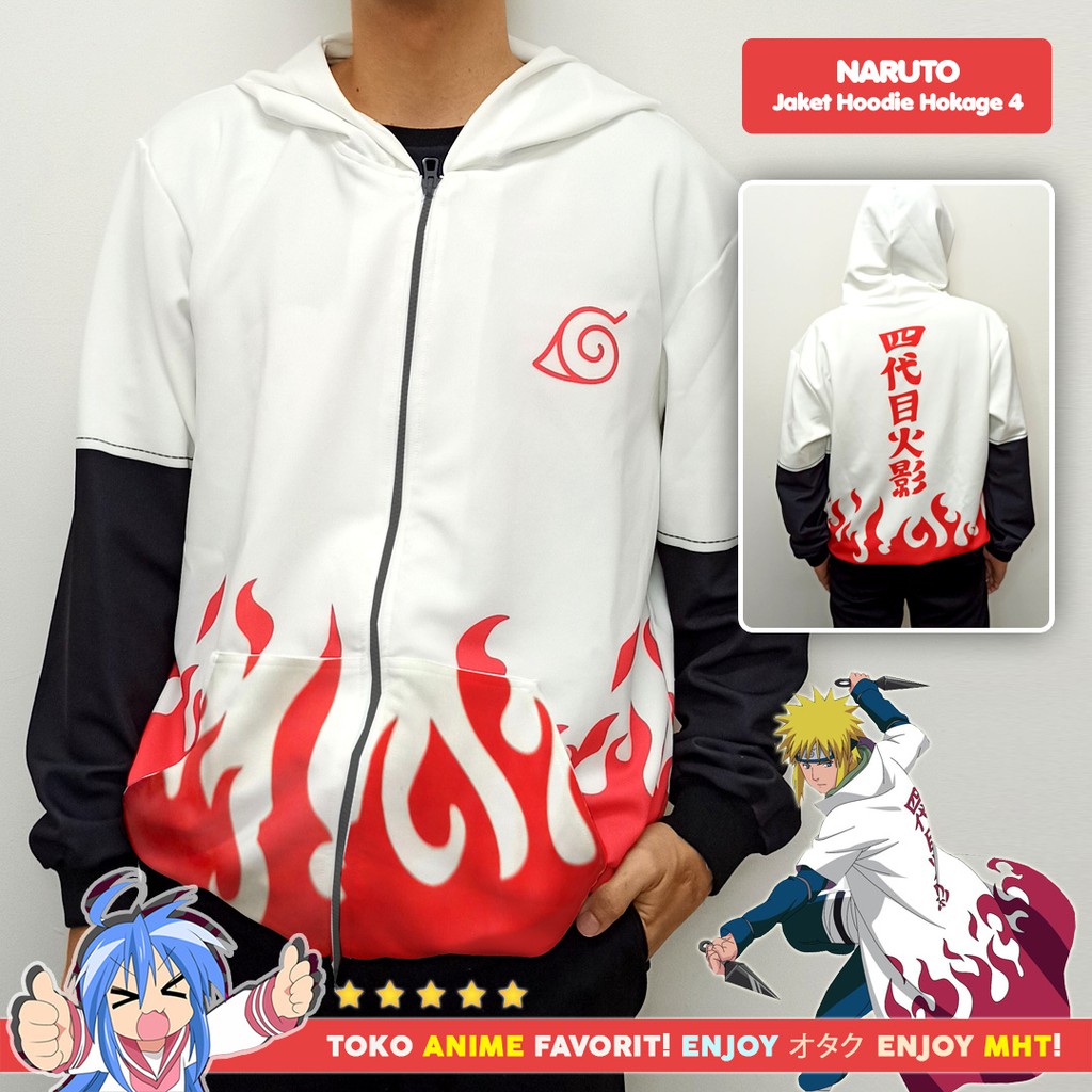 Jaket Anime Naruto Hokage 4 Minato - myhobbytown