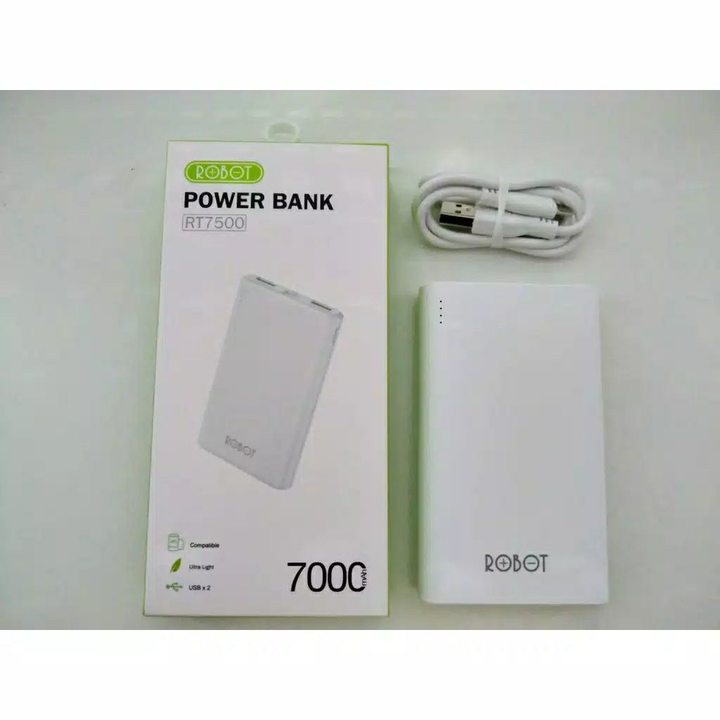 POWERBANK MURAH PB ROBOT 7000Mah ORIGINAL