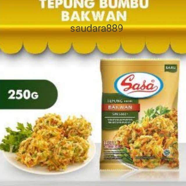 

Tepung Bakwan, Sasa. 250 gram