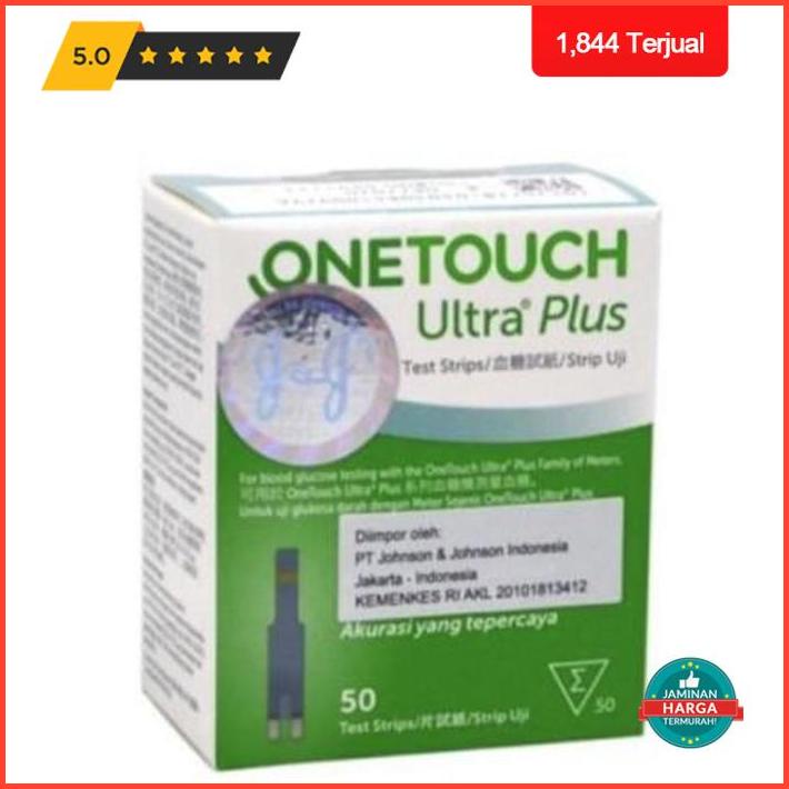 7.7 Strip Onetouch Ultra Plus 50 Test / Strip One Touch Ultra Plus Isi 50 Exclusive