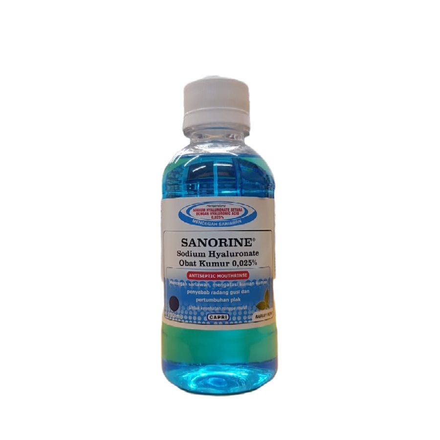 SANORINE BIRU OBAT KUMUR MENCEGAH SARIAWAN 200 ML