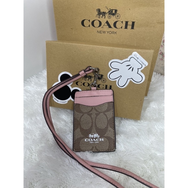 Lanyard Coach Nude Pink