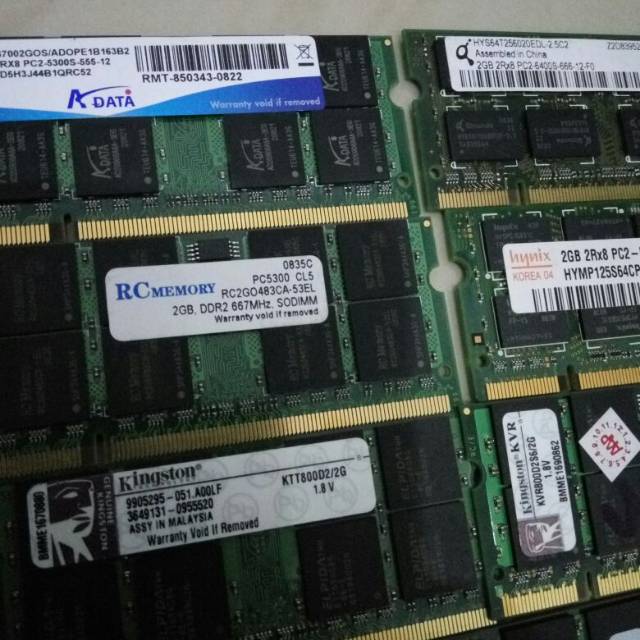 RAM DDR2 2Gb memory DDR 2 untuk laptop 2 gb