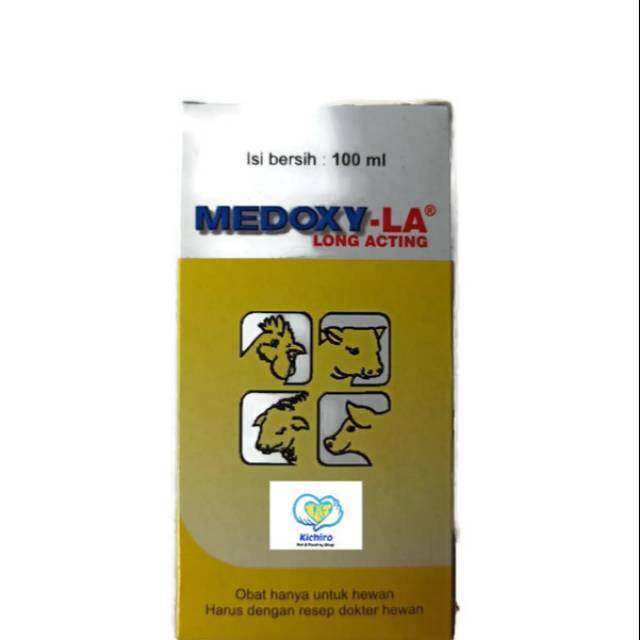 Medoxy LA 100 ml Ayam Sapi Medion Larutan Injeksi Antibiotik