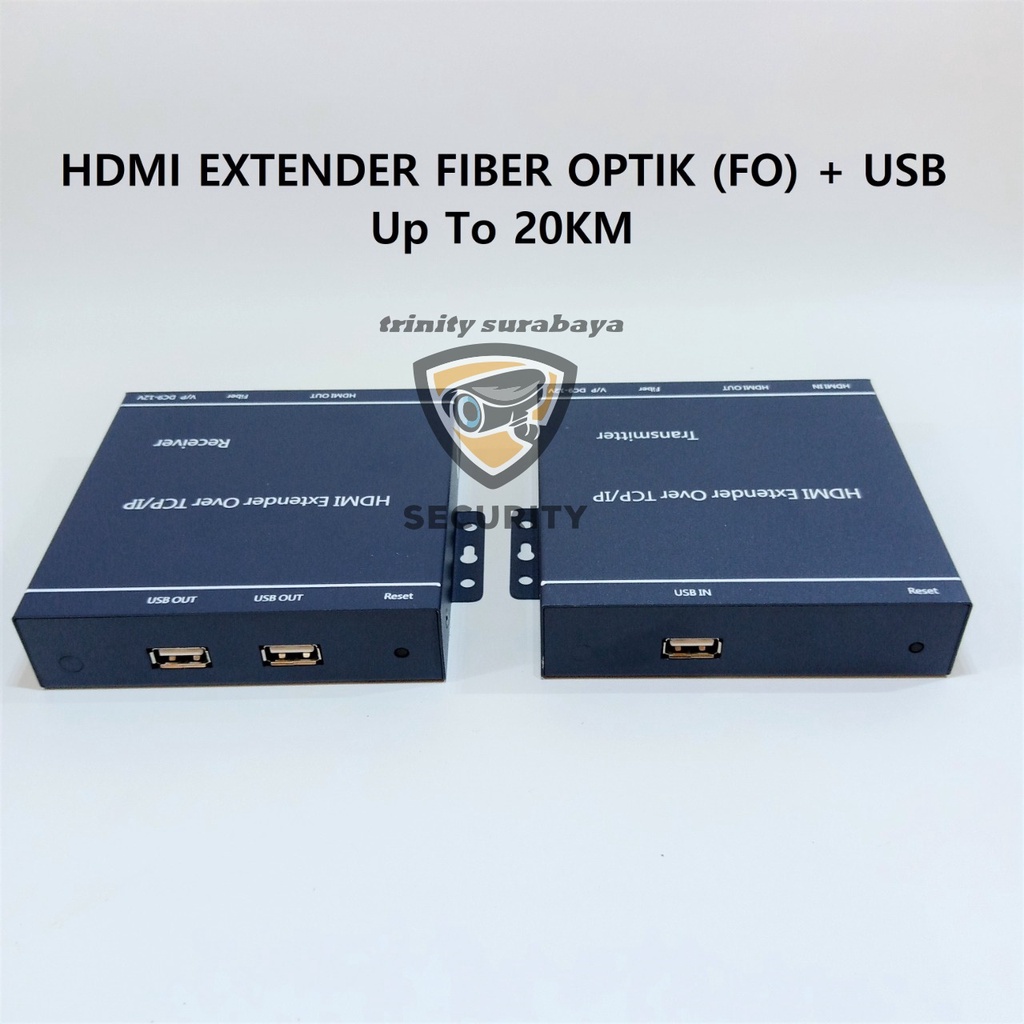 HDMI EXTENDER FIBER OPTIK (FO) 20KM + USB