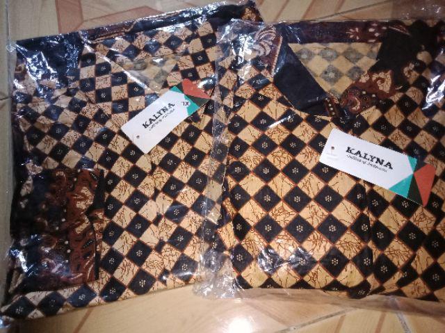 Baju Batik Couple Gamis Jumbo Murah Pasangan Modern Muslim | K016-43 Balqis Wg