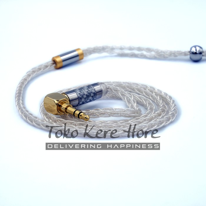 JC Ally JC08 Silver Cable Upgrade NON MIC L Connector