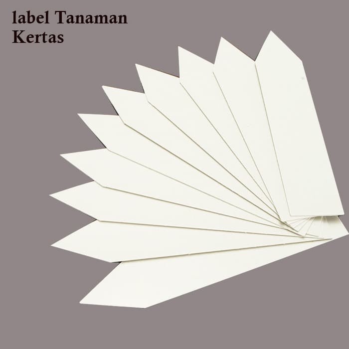 

Label Tanaman Kertas (Putih)