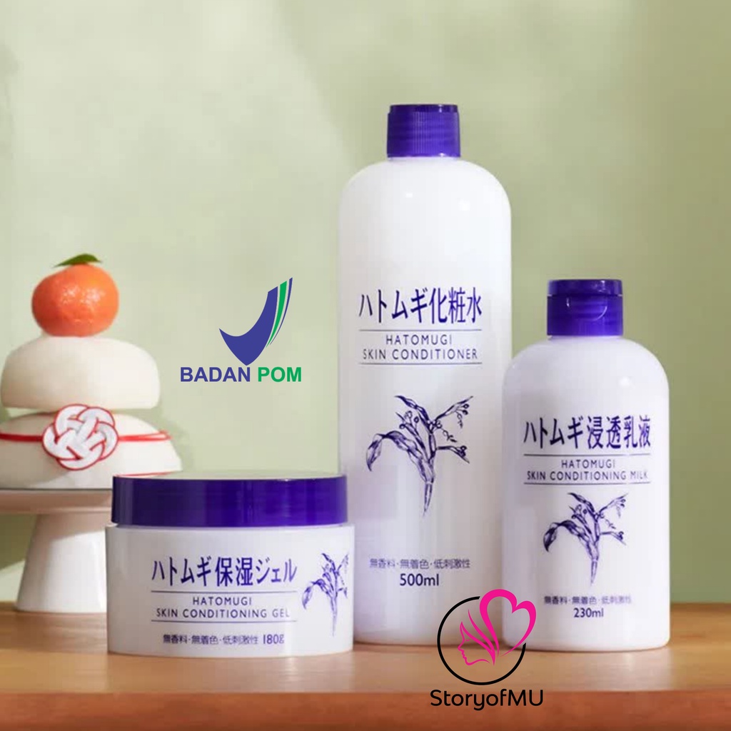 Jual [ORIGINAL BPOM] HATOMUGI Skin Conditioner Toner 500ml