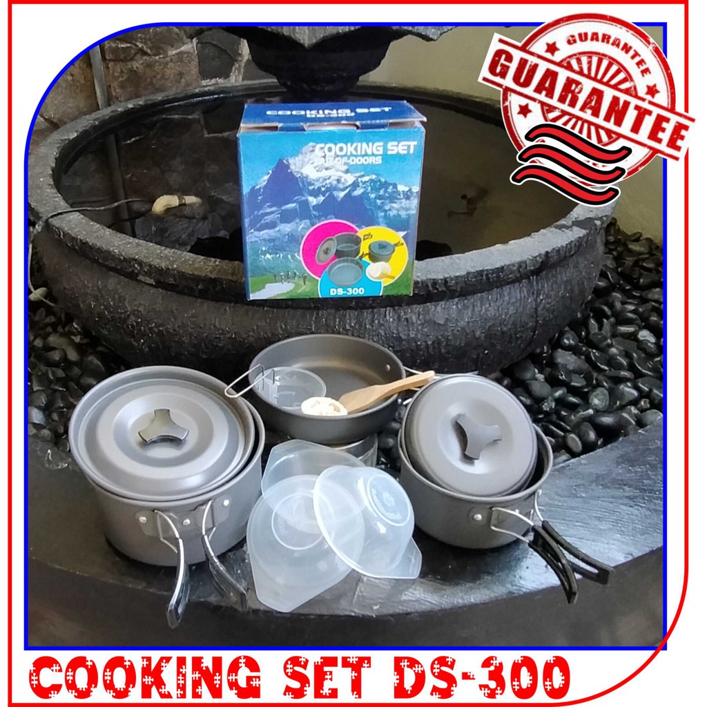 Cooking Set DS-300 - Perlengkapan Masak - Alat Masak Camping DS-300 - Nesting Camping DS 300 - Alat 