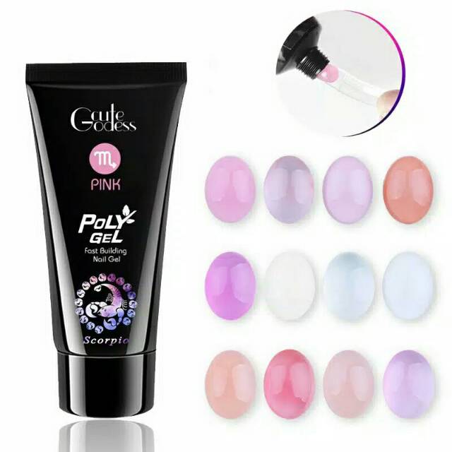 Poly Gel Import Untuk Mempercantik Kuku Nail art Import
