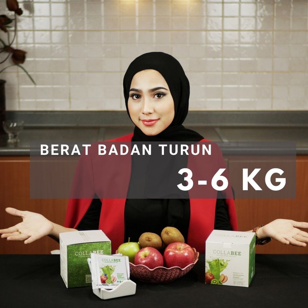 Collabee Fiber Pelangsing Badan Perut Obat Diet Kurus Ampuh Alami Pelancar BAB Slimming Herbal