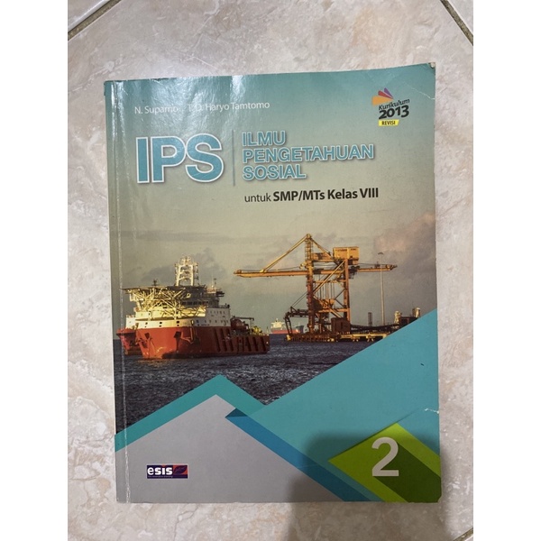 Buku IPS Kelas 8 SMP Suparno Haryo Tamtomo