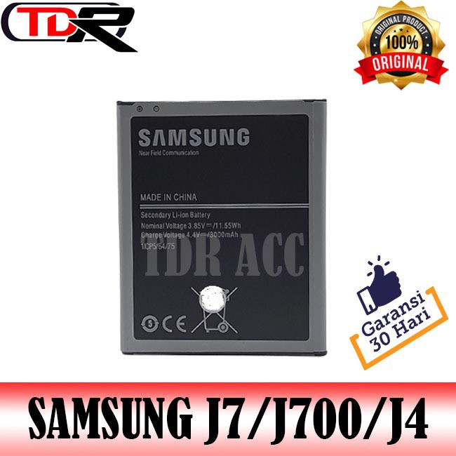 BATTERY - BATRE - BATRAI - BATERAI SAMSUNG GALAXY J7 / J700 / J7 CORE / J4 - FULL CELL