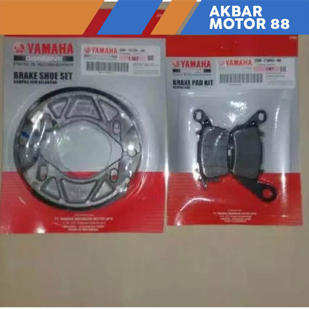 KAMPAS REM DEPAN BELAKANG YAMAHA MIO M3 BARANG ORI YGP