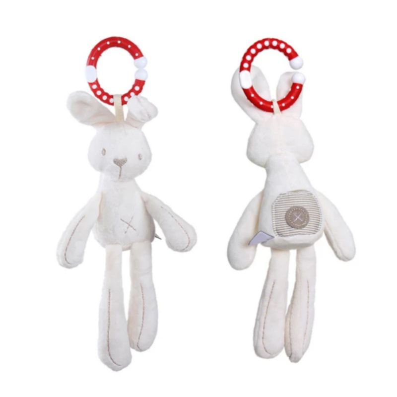 Boneka Bayi Mainan Baby Toys Kelinci Beruang Putih Abu Monocrhome Monokrom MamasPapas Hanging Dolls