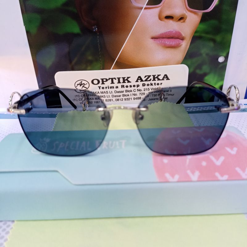 KACAMATA MINUS BOR RIMLES ANTIRADIASI BLUECROMIC