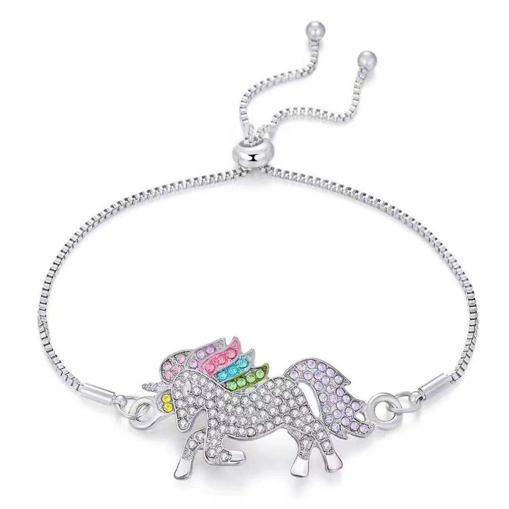 (COD)Kalung Unicorn Klavikula Kalung Kalung Wanita Kecil Segar Dan Unik Lucu/Gelang/Cincin/Anting