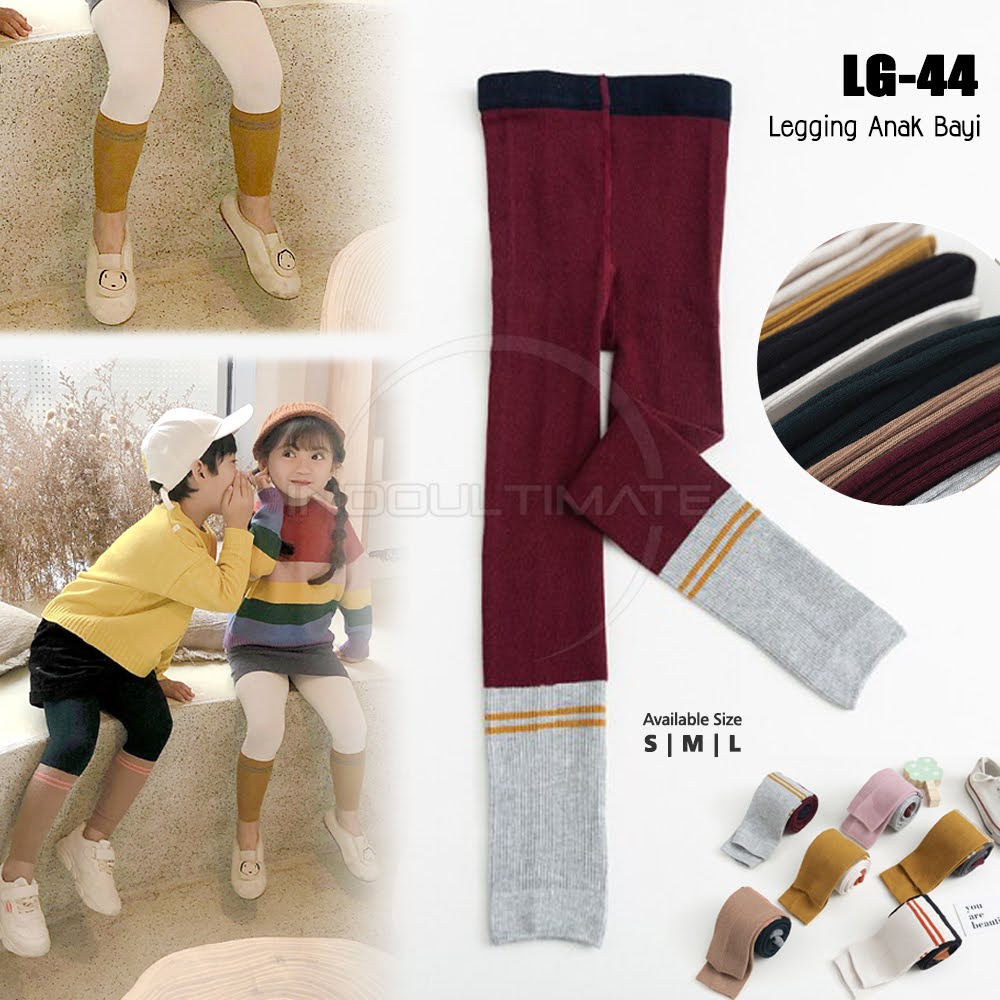 Celana Leging Bayi Import Murah Bawahan Celana Anak Balita Cewek Cowok LG-44 Legging Anak Bayi Balita Celana Panjang Kaki Buka Anak Balita Perempuan Laki Laki