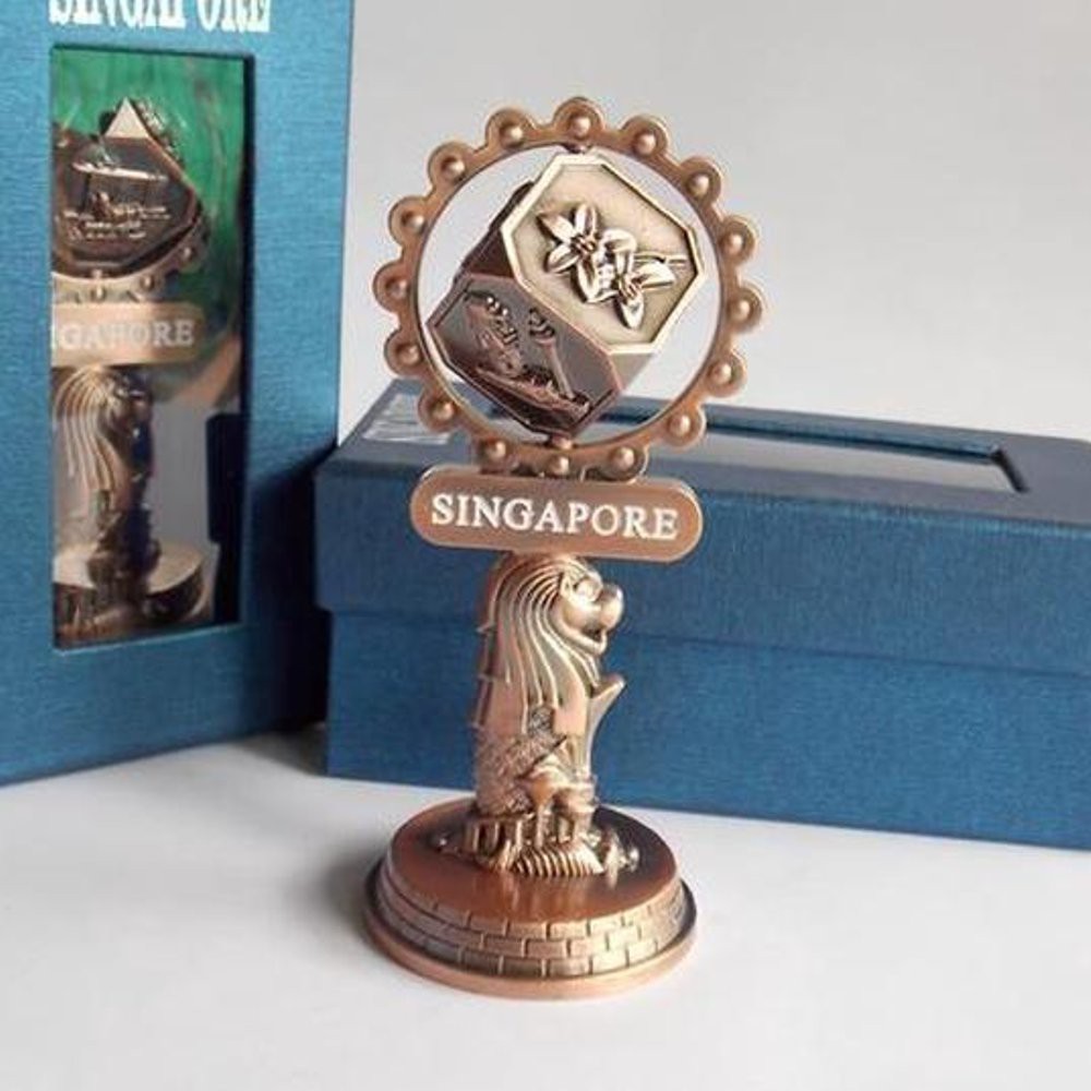 Pajangan Unik Merlion Dice  Souvenir Unik Singapore Bagus