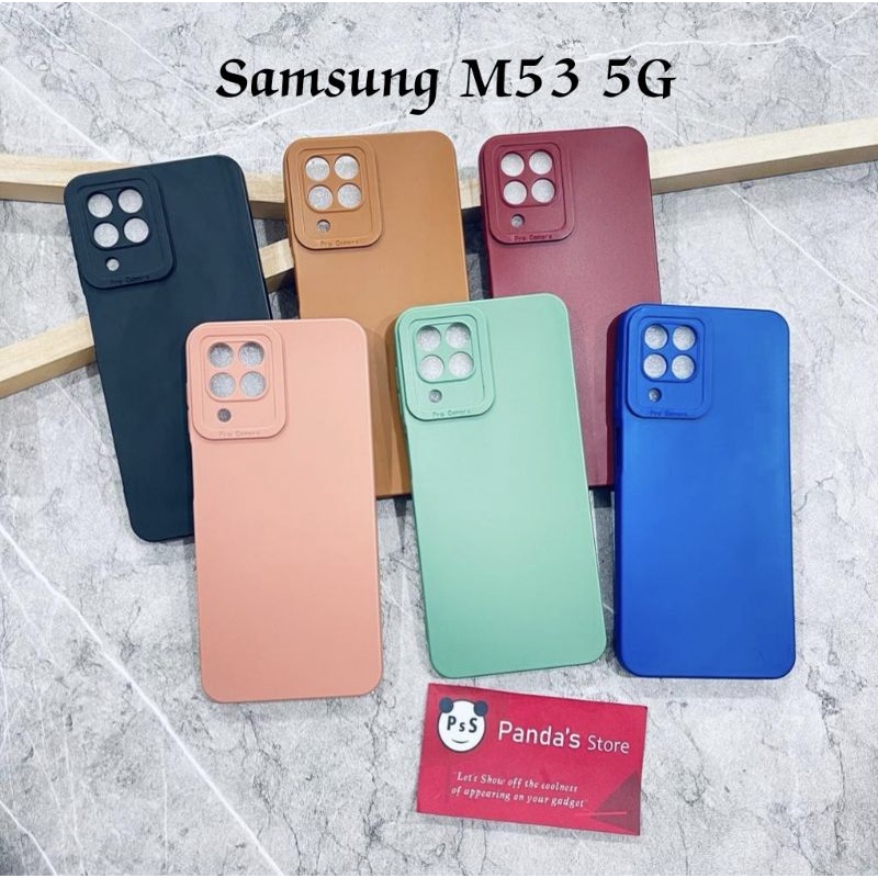 Softcase Pro Camera Samsung M53 5G Candy Case Full Color 3D Silikon TPU