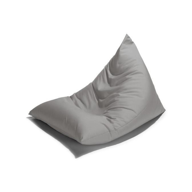 TERMURAH BEAN BAG TRIANGLE GREY + ISI STYROFOAM + FREE BANTAL