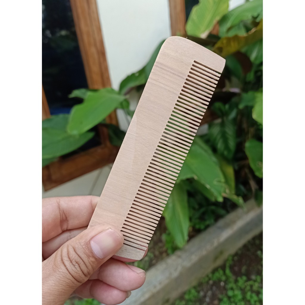 Sisir Rambut Saku Kayu Serbaguna / Sisir Saku / Sisir Pomade 09