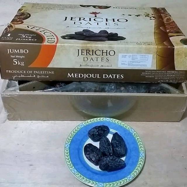 

Kurma Medjol Jericho Dates 5kg Jumbo Palestina Korma Mejol
